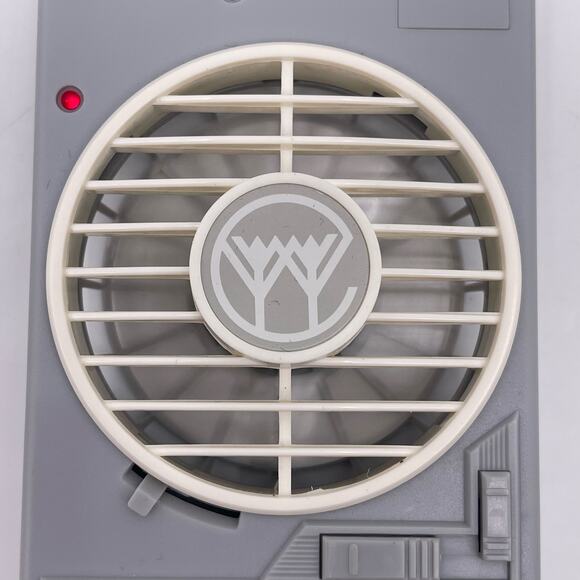 Vintage Enterprex Super Fields Fan Mirror Flash Light Clock Hanger Portable - Picture 9 of 11